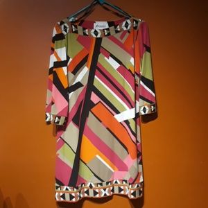 Geometric Pattern Dress